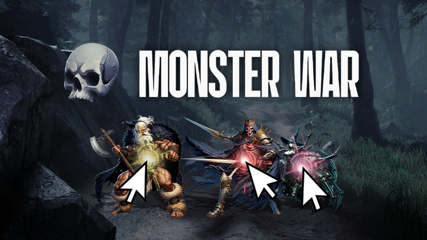 Официальный баннер игры MONSTER WAR